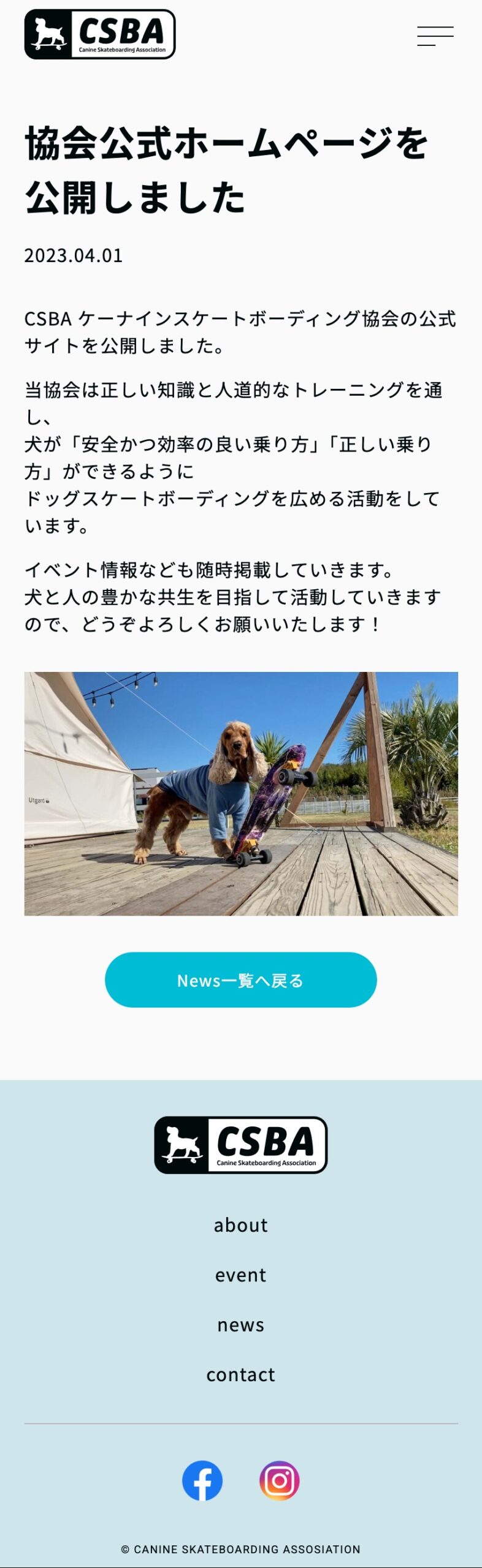 ニュース記事ページ SPキャプチャ